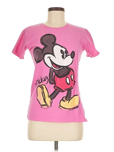 Pre-owned Disney Store Short Sleeve T-shirt In Pink