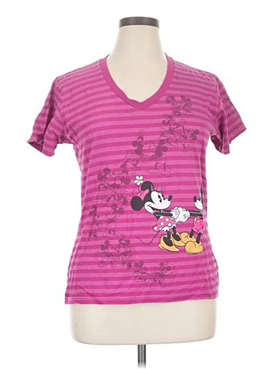 Pre-owned Disney Store Short Sleeve T-shirt In Pink