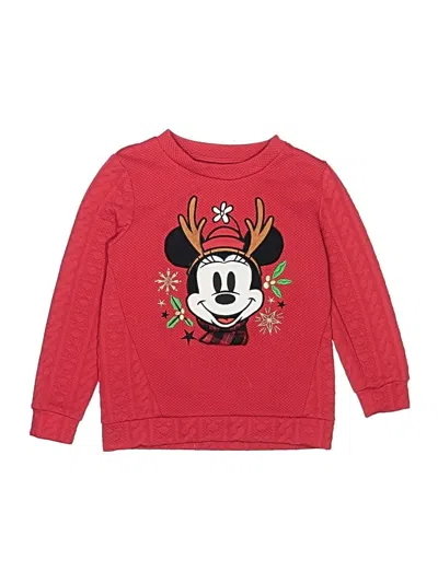 Pre-owned Disney Store Kids' Sweatshirt In Red