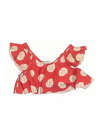 Pre-owned Disney Store Kids' Two Piece Swimsuit In Red
