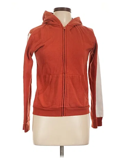 Pre-owned Disney Store Zip Up Hoodie In Red