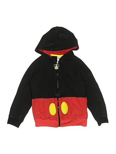 Pre-owned Disney Store Kids' Zip Up Hoodie In Red