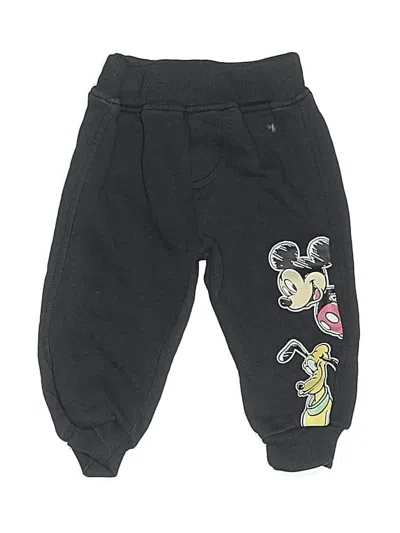 Pre-owned Disney Babies' Sweatpants In Black