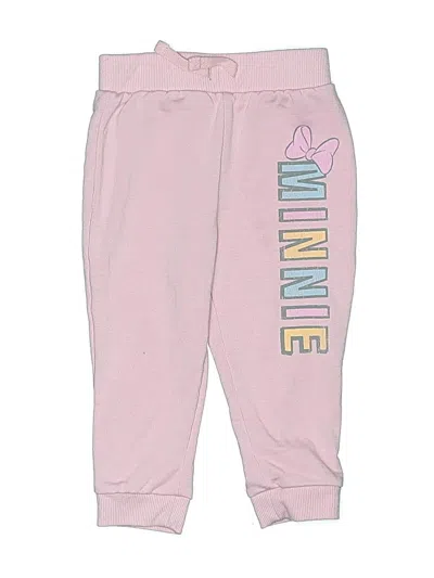 Pre-owned Disney Kids' Sweatpants In Pink