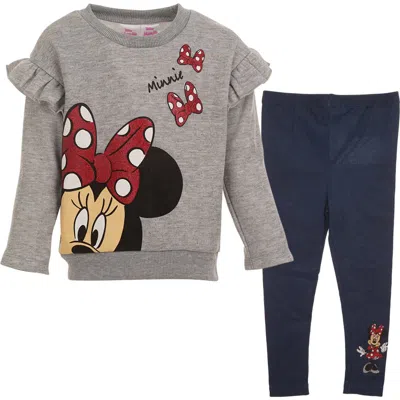 Disney Kids'  Sweatshirt & Leggings Set In Multi