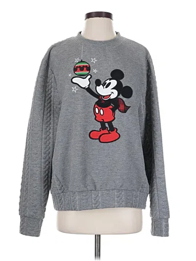 Pre-owned Disney Sweatshirt In Gray