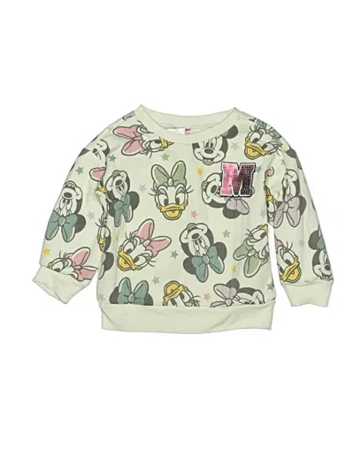 Pre-owned Disney Kids' Sweatshirt In Green