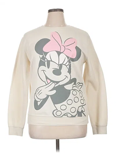Pre-owned Disney Sweatshirt In Ivory