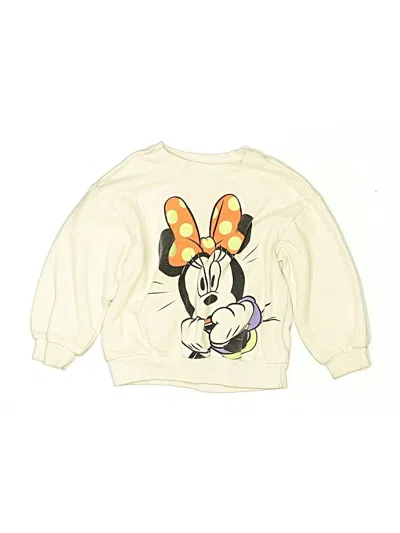Pre-owned Disney Kids' Sweatshirt In Ivory