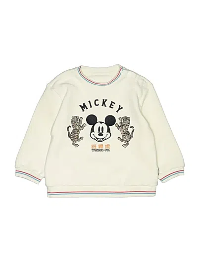 Pre-owned Disney Kids' Sweatshirt In Ivory