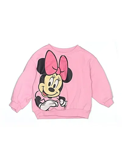 Pre-owned Disney Kids' Sweatshirt In Pink