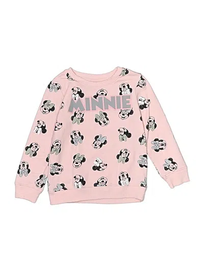 Pre-owned Disney Kids' Sweatshirt In Pink