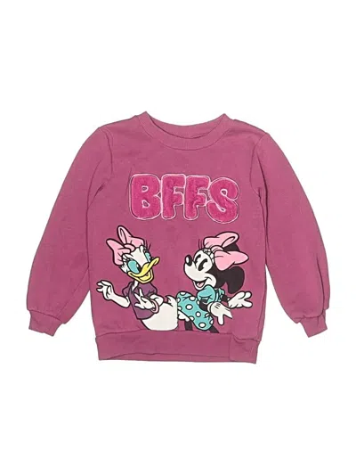 Pre-owned Disney Kids' Sweatshirt In Pink
