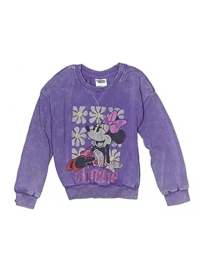 Pre-owned Disney Kids' Sweatshirt In Purple