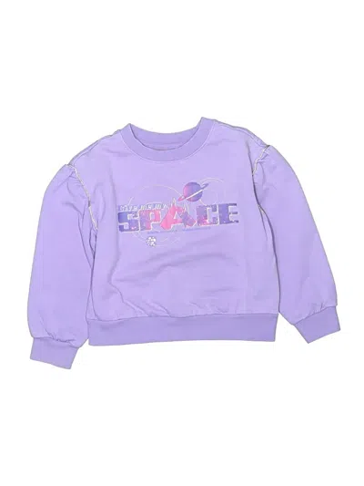 Pre-owned Disney Kids' Sweatshirt In Purple