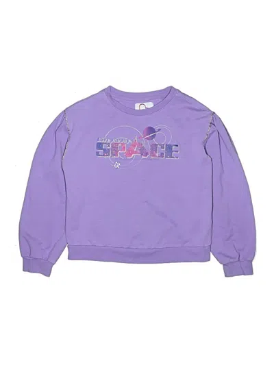Pre-owned Disney Kids' Sweatshirt In Purple