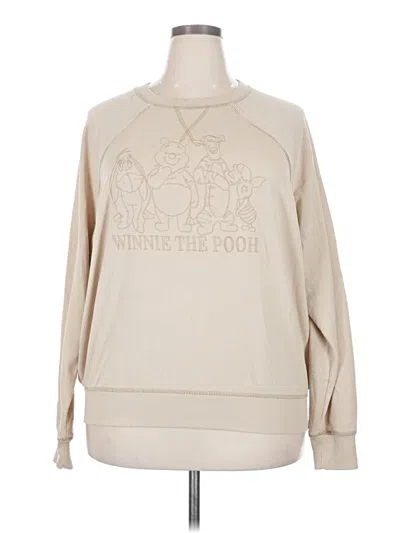 Pre-owned Disney Sweatshirt In Tan