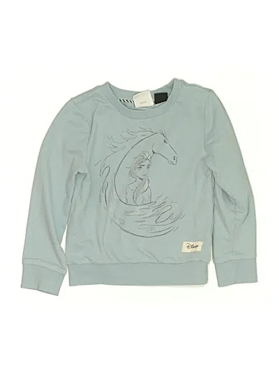 Pre-owned Disney Kids' Sweatshirt In Teal