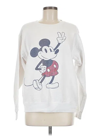 Pre-owned Disney Sweatshirt In White