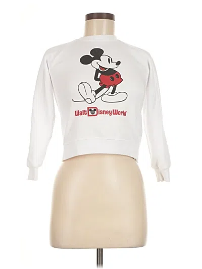 Pre-owned Disney Sweatshirt In White