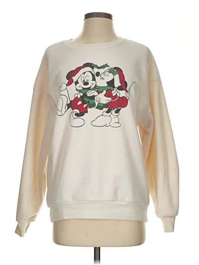 Pre-owned Disney Sweatshirt In White