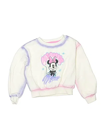 Pre-owned Disney Kids' Sweatshirt In White