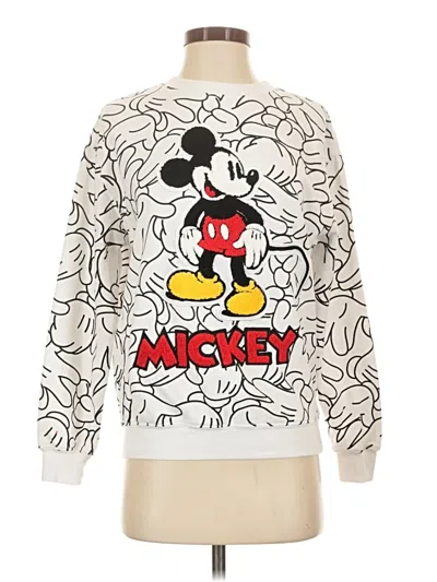 Pre-owned Disney Sweatshirt In White