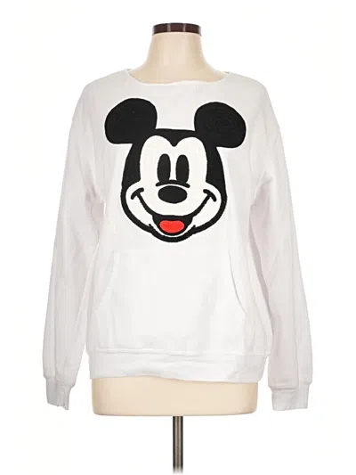 Pre-owned Disney Sweatshirt In White