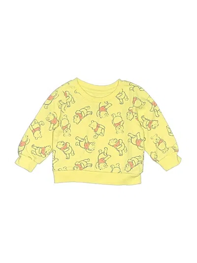 Pre-owned Disney Babies' Sweatshirt In Yellow