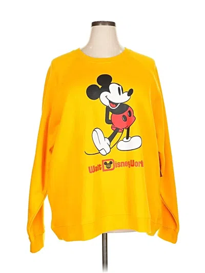 Disney Sweatshirt In Yellow