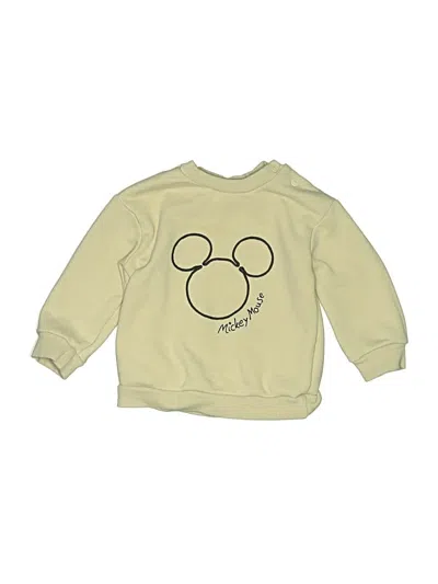 Pre-owned Disney Babies' Sweatshirt In Yellow