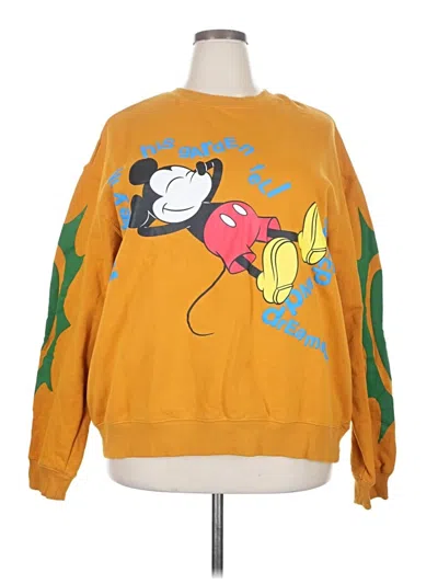 Pre-owned Disney Sweatshirt In Yellow