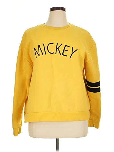 Pre-owned Disney Sweatshirt In Yellow