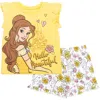 Disney Kids'  T-shirt & French Terry Shorts Set In Yellow