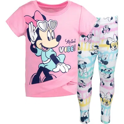 Disney Babies'  T-shirt & Leggings Set In Multi