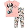 Disney Kids'  T-shirt & Leggings Set In Pink