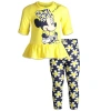 Disney Kids'  T-shirt & Leggings Set In Yellow