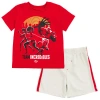Disney Kids'  T-shirt & Mesh Shorts Set In Multi