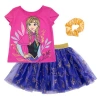 Disney Kids'  T-shirt Skirt & Scrunchie Set In Multi