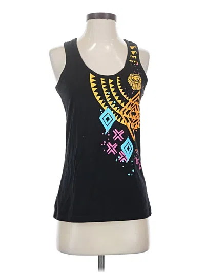 Pre-owned Disney Tank Top Black Halter Neckline Tops