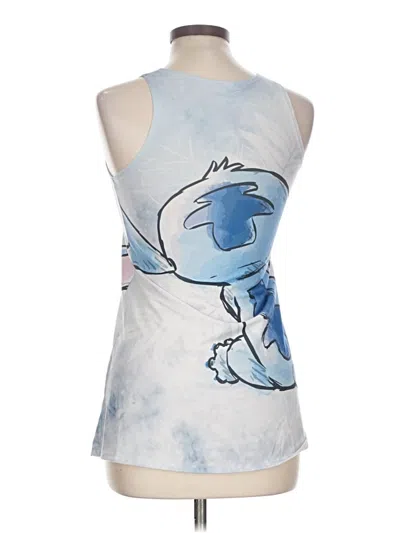 Pre-owned Disney Tank Top Blue Halter Neckline Tops