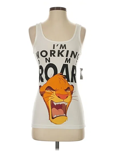 Disney Tank Top Ivory Strapless Neckline Tops