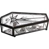 Disney The Nightmare Before Christmas Coffin Glass Box In Black