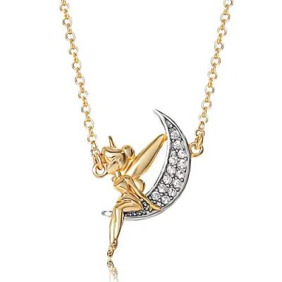 Disney Tinker Bell On The Moon Pendant Necklace, 18-inch In Gold