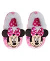 Disney Toddler And Little Girls Minnie Mouse Dual Sizes Slippers In Pink