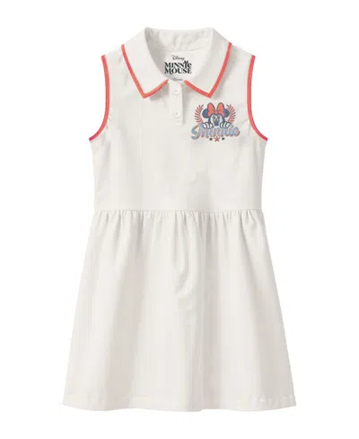 Disney Kids' Toddler And Little Girls Minnie Pique Cvc Dress