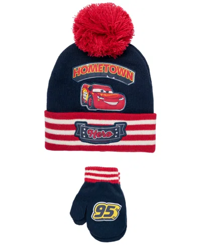 Disney Babies' Toddler Boys' Beanie Hat And Mitten, 2-piece Set In Black