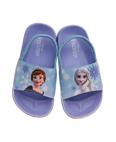 Disney Babies' Toddler Girls Frozen Slide Sandals In Lilac