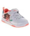 Disney Toddler Girls Moana Hook And Loop Sneakers In White