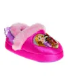 Disney Toddler Girls Princess Favorite Princess Dual Sizes House Slippers In Pink,purple